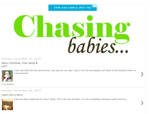 Tablet Screenshot of chasingbabiesblog.blogspot.com