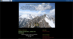 Desktop Screenshot of himalayanskysafaris.blogspot.com