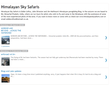 Tablet Screenshot of himalayanskysafaris.blogspot.com