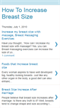 Mobile Screenshot of breastsizeincreasetips.blogspot.com