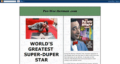 Desktop Screenshot of pee-weehermancom.blogspot.com