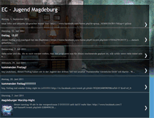 Tablet Screenshot of ec-jugend-magdeburg.blogspot.com