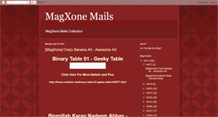 Desktop Screenshot of magxonemails.blogspot.com