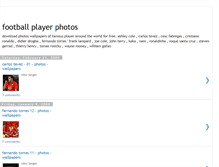 Tablet Screenshot of football-player-photos.blogspot.com