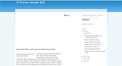Desktop Screenshot of piecesmazda626.blogspot.com