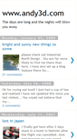 Mobile Screenshot of andy3d.blogspot.com