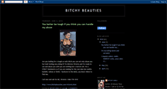 Desktop Screenshot of bitchybeauties.blogspot.com