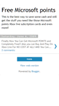 Mobile Screenshot of microsoft-points.blogspot.com