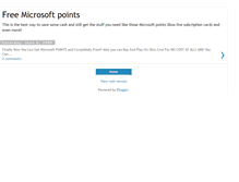 Tablet Screenshot of microsoft-points.blogspot.com