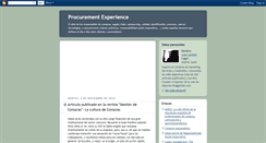 Desktop Screenshot of procurement-experience.blogspot.com