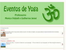 Tablet Screenshot of eventosdeyoga.blogspot.com