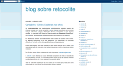 Desktop Screenshot of blogsobreretocolite.blogspot.com