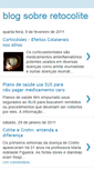 Mobile Screenshot of blogsobreretocolite.blogspot.com