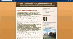 Desktop Screenshot of nuestrosaborigenes.blogspot.com