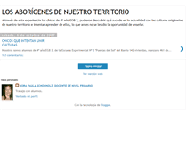 Tablet Screenshot of nuestrosaborigenes.blogspot.com