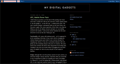 Desktop Screenshot of mydigitalgadgets.blogspot.com