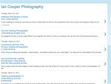 Tablet Screenshot of iancooperphotography.blogspot.com