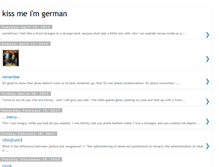 Tablet Screenshot of kissmeiamgerman.blogspot.com