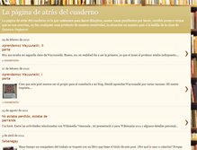 Tablet Screenshot of lapaginadeatrasdelcuaderno.blogspot.com