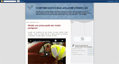 Desktop Screenshot of omundoloucodasaulasdeconducao.blogspot.com