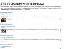 Tablet Screenshot of omundoloucodasaulasdeconducao.blogspot.com
