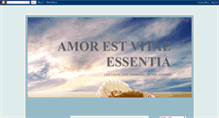 Desktop Screenshot of amorestvitae.blogspot.com