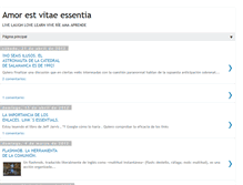 Tablet Screenshot of amorestvitae.blogspot.com
