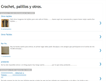 Tablet Screenshot of crochetpalillosyotros.blogspot.com