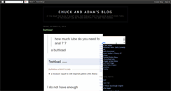 Desktop Screenshot of chuckandadam.blogspot.com