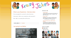 Desktop Screenshot of krazyjokes.blogspot.com