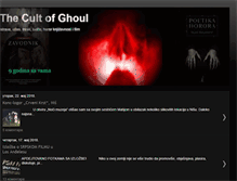 Tablet Screenshot of cultofghoul.blogspot.com