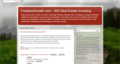 Desktop Screenshot of freedomgrowth.blogspot.com