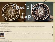 Tablet Screenshot of elenasbookcafe.blogspot.com