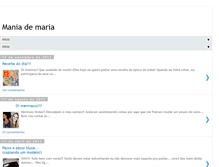 Tablet Screenshot of maniadimaria.blogspot.com