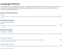 Tablet Screenshot of landscape-portrait.blogspot.com