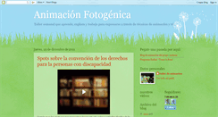Desktop Screenshot of animacionfotogenica.blogspot.com