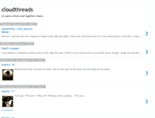 Tablet Screenshot of cloudthreads.blogspot.com
