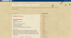 Desktop Screenshot of laboratoriodasreceitas.blogspot.com