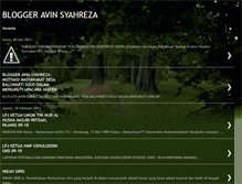 Tablet Screenshot of bloggeravinsyahreza.blogspot.com