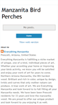 Mobile Screenshot of everythingmanzanita.blogspot.com