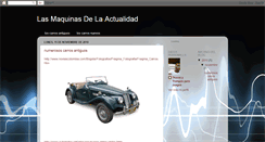 Desktop Screenshot of lasmaquinasdelaactualidad.blogspot.com