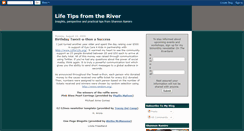 Desktop Screenshot of lifetipsfromtheriver.blogspot.com