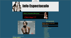 Desktop Screenshot of infoespectaculo.blogspot.com