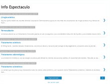 Tablet Screenshot of infoespectaculo.blogspot.com