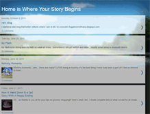 Tablet Screenshot of kim-homeiswhereyourstorybegins.blogspot.com