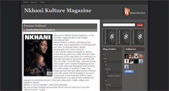 Desktop Screenshot of nkhanikulturemagazine.blogspot.com