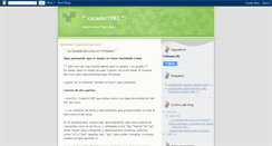Desktop Screenshot of cazador1983.blogspot.com