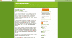 Desktop Screenshot of howcaniprosper.blogspot.com