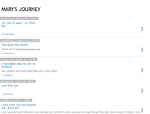 Tablet Screenshot of marysjourney-maryb.blogspot.com