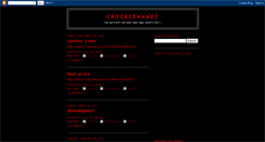 Desktop Screenshot of crookedhandz.blogspot.com